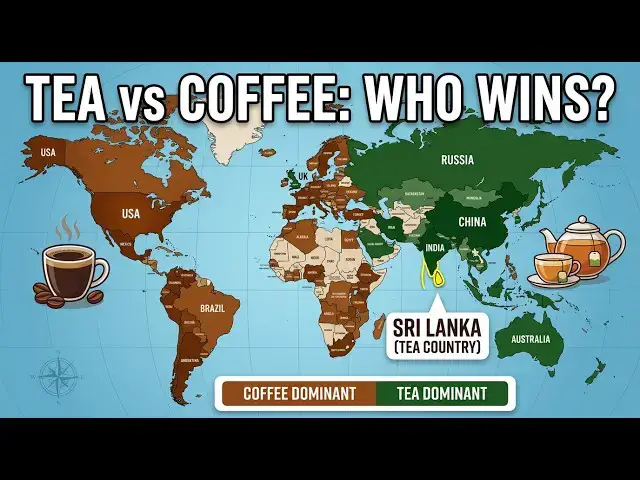 Video thumbnail for Tea or Coffee, Which Country Actually Prefers What