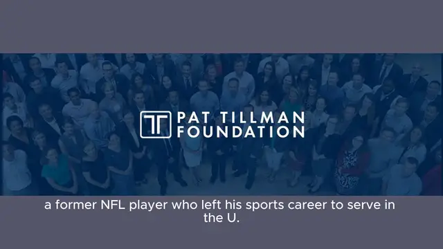 Video thumbnail for Pat Tillman Foundation Scholarship