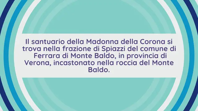 Video thumbnail for SANTUARIO MADONNA DELLA CORONA: TUTTO QUELLO DA SAPERE SULLA VISITA