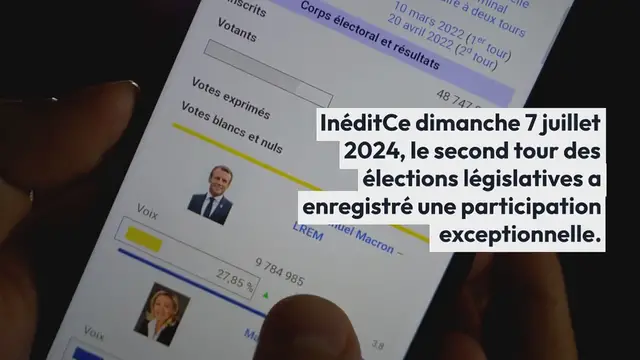 Video thumbnail for Législatives : Un taux de participation record !