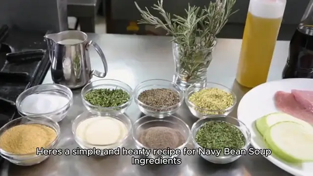 Video thumbnail for navy beans recipe