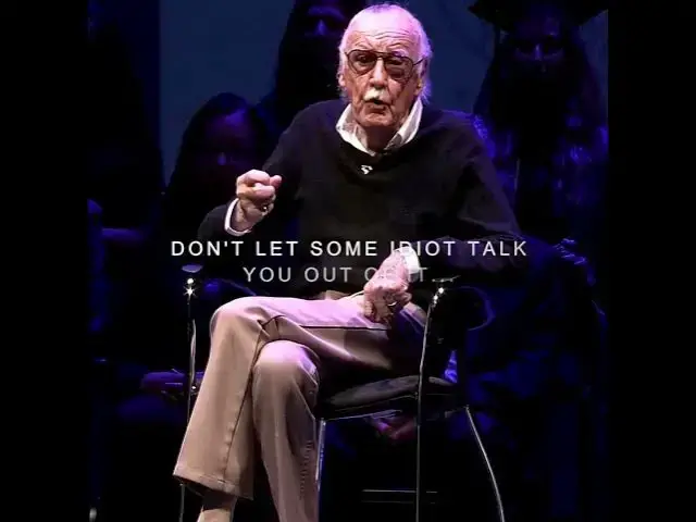 Video thumbnail for Stan Lee X Spiderman X Art Of Gituar #edit #helpmemakethismakesense #savespiderman #spidermanfanart