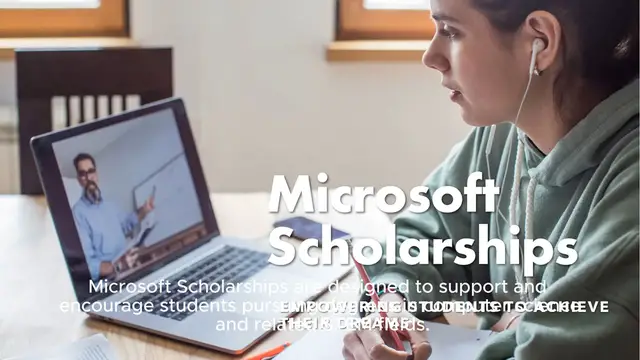 Video thumbnail for Microsoft Scholarships