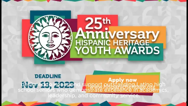 Video thumbnail for Hispanic Heritage Youth Awards
