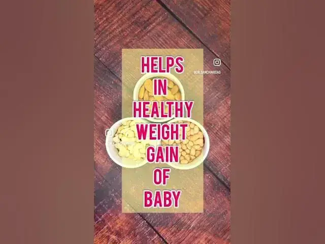 Video thumbnail for Safe 5 type of nuts for babies (6 montes+ ) #shorts