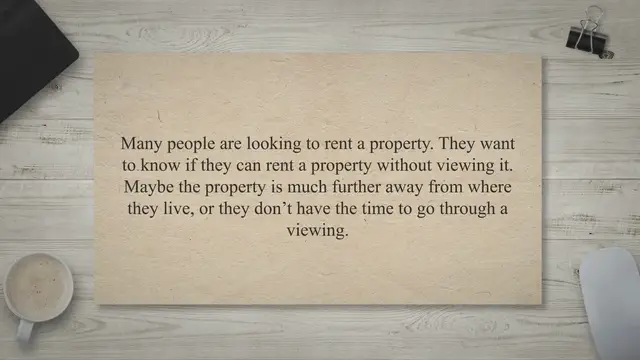 Video thumbnail for Can You Rent A Property Without Actually Viewing It?