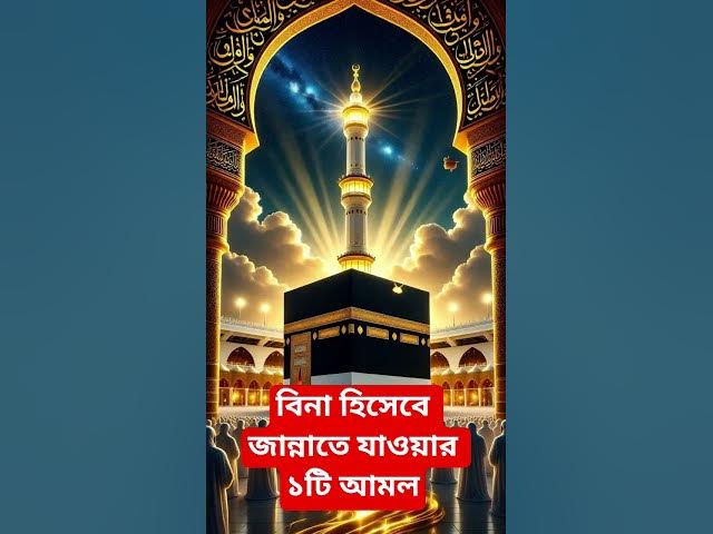 Video thumbnail for বিনা হিসেবে জান্নাতে যাওয়ার ১টি আমল#shorts #viral#sheikh_ahmadullah#islamicalortips