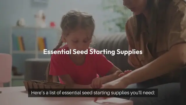 'Video thumbnail for Seed Starting Supplies You Need'