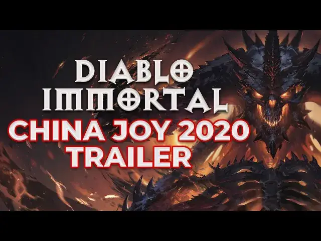 Video thumbnail for NEW Diablo Immortal Trailer with Gameplay and Updated Character Models | China Joy 2020