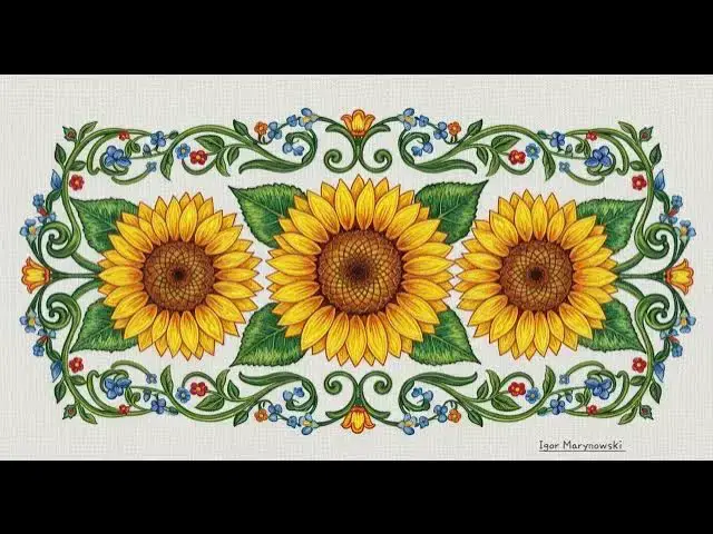 'Video thumbnail for Three Sunflowers  Together'