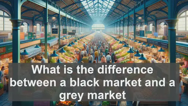 Video thumbnail for What is the difference between a black market and a grey market?