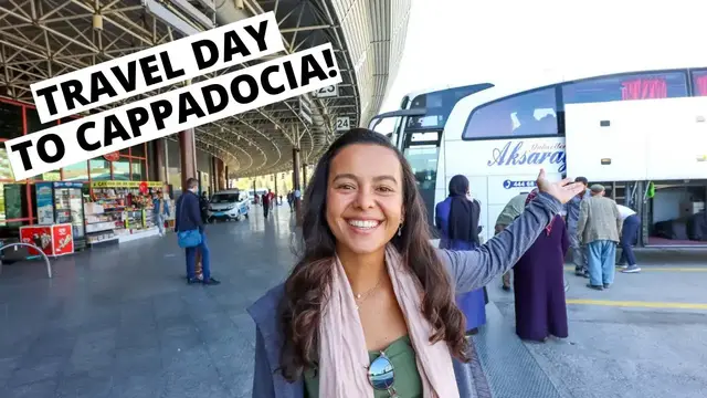 'Video thumbnail for From KONYA To CAPPADOCIA! // UNeventful BUS RIDE To Cappadocia // LAUNDRY & Boring Errands :)'
