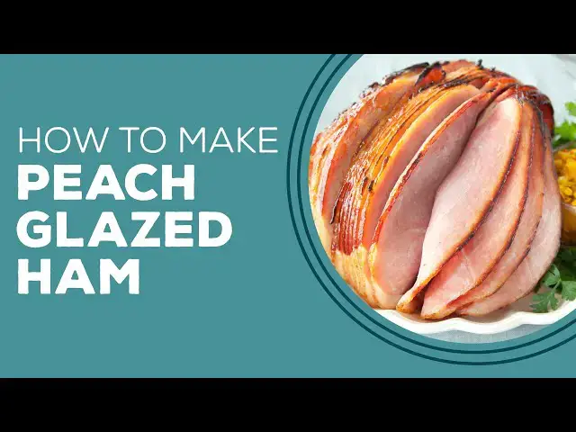 Video thumbnail for Blast from the Past: Peach Glazed Ham with Peach Corn Relish Recipe | Easter Dinner Ham Ideas