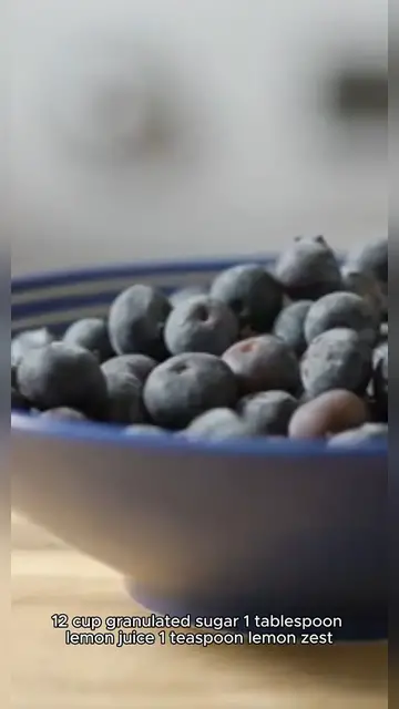 Video thumbnail for blueberry cobbler recipe