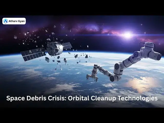 Video thumbnail for Space Debris Crisis Orbital Cleanup Technologies complete