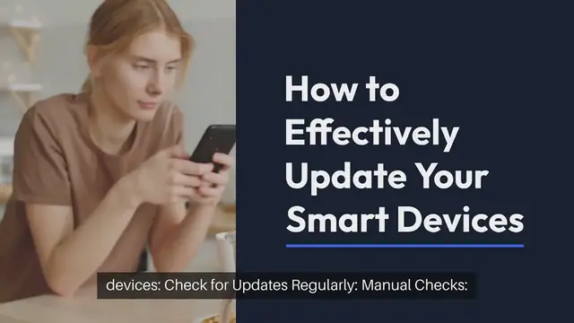 Video thumbnail for Updating Firmware on Smart Devices