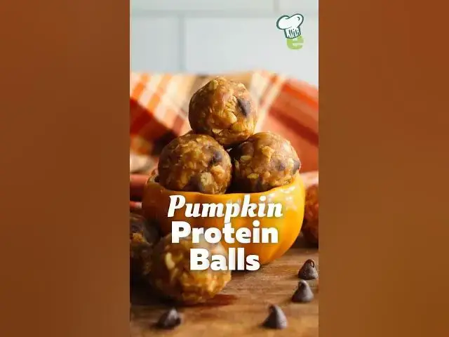 Video thumbnail for 🎃🍂 No-Bake Pumpkin Protein Balls | Easy High-Protein Fall Snack #shorts