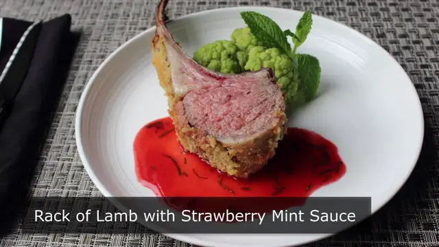 'Video thumbnail for Rack of Lamb with Strawberry Mint Sauce – Easter Lamb with Strawberry Mint Sauce(720P_HD)'