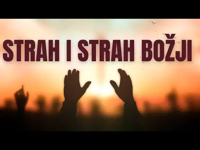 Video thumbnail for FRA  BOŽE RADOŠ  -  STRAH I STRAH BOŽJI....