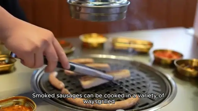 Video thumbnail for smoked sausage recipe