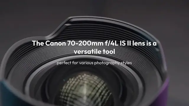 Video thumbnail for Exploring the Canon 70-200mm f/4L IS II Lens