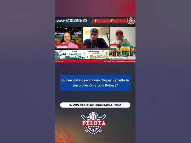 Video thumbnail for ¿El ser catalogado como Super Estrella le puso presión a Luis Robert?