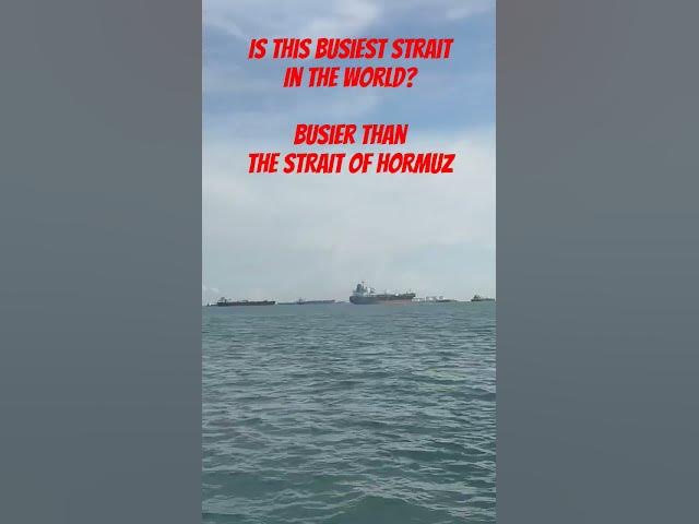 Video thumbnail for Singapore Strait, a vital waterway for global trade! #adayinthelifeinasia #exploreanddiscover
