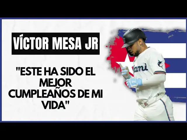 Video thumbnail for VÍCTOR MESA JR celebra un increíble Cumpleaños en MLB