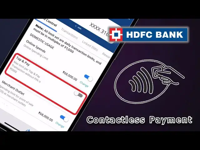 Video thumbnail for 2024💥 Enable HDFC Credit Card Contactless Payment | HDFC New MyCard App