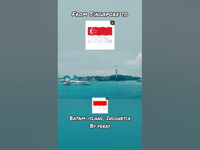 Video thumbnail for From Singapore to Bantam Island, Indonesia by Ferry #adayinthelifeinasia #exploreanddiscover