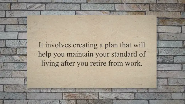 Video thumbnail for Retirement Planning 101: A Comprehensive Guide to Understanding, Creating, and Adjusting Your Retirement Plan