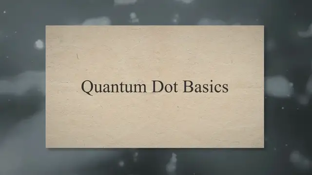 Video thumbnail for The Pros and Cons of Quantum Dots