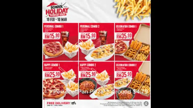 Video thumbnail for Pizza Hut Menu prices
