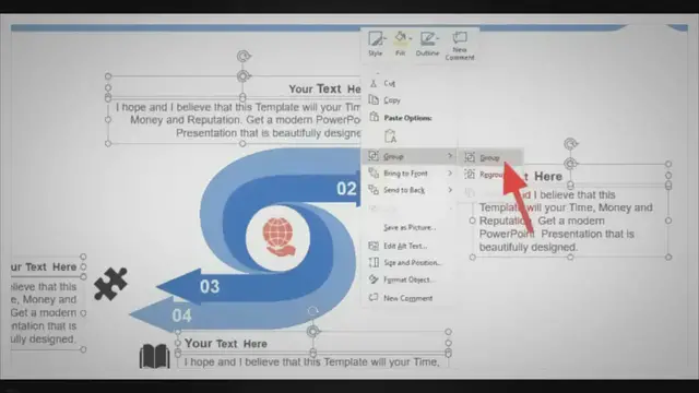 Video thumbnail for How to Group Multiple Objects in PowerPoint into One