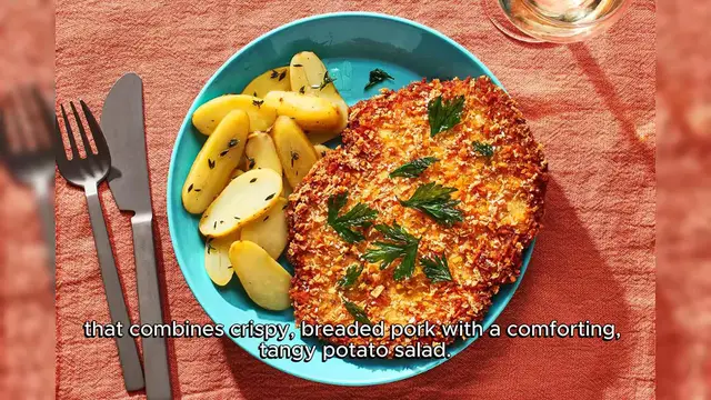 Video thumbnail for Pork Schnitzel with Warm Potato Salad Recipe
