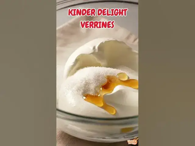 Video thumbnail for Kinder Delight Verrines Recipe | No-Bake Dessert Cups Everyone Loves
