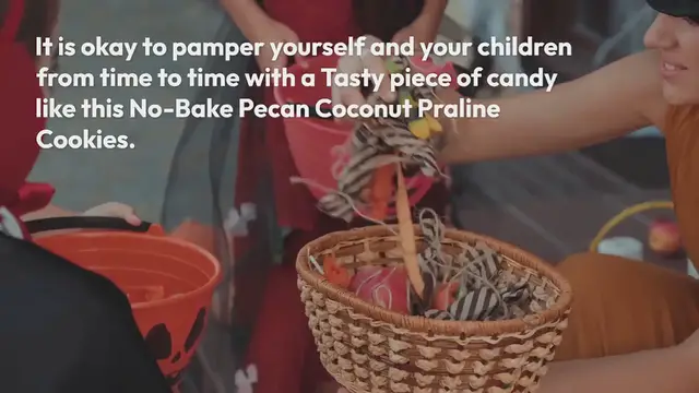 Video thumbnail for No-Bake Coconut Pecan Praline Cookies