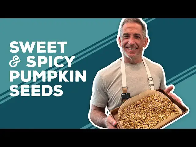 Video thumbnail for Love & Best Dishes: Sweet & Spicy Pumpkin Seeds Recipe | Halloween Snack Ideas