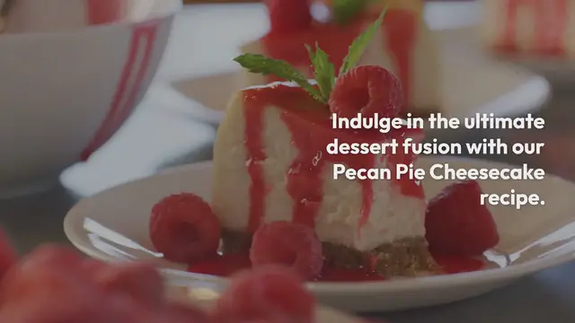 Video thumbnail for Pecan Pie Cheesecake Recipe