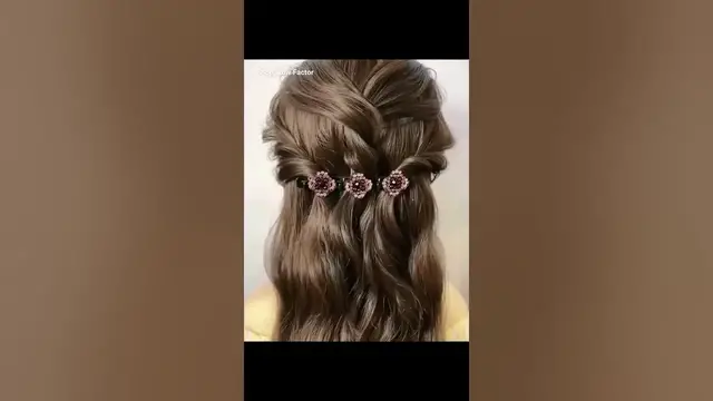 'Video thumbnail for Fashionable Hair Bling Clips | Sparkly Hair Clips for Styling | π Link is in Description | #shorts'