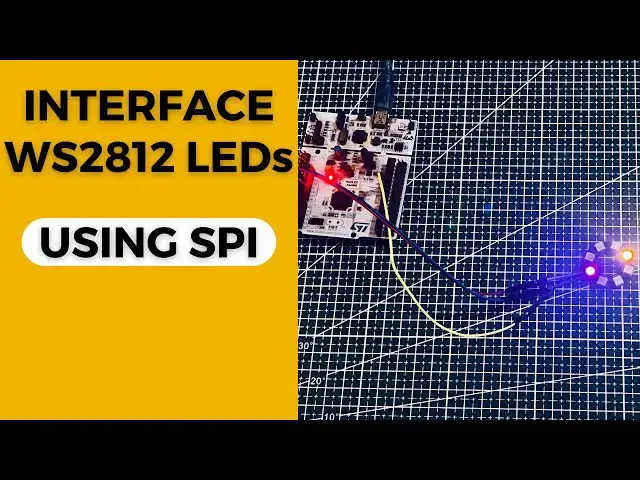 Video thumbnail for Interface WS2812 LEDs with STM32 || SPI 8bit