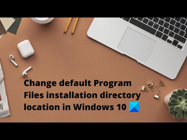 Video thumbnail for How to change default Installation Path in Windows 11