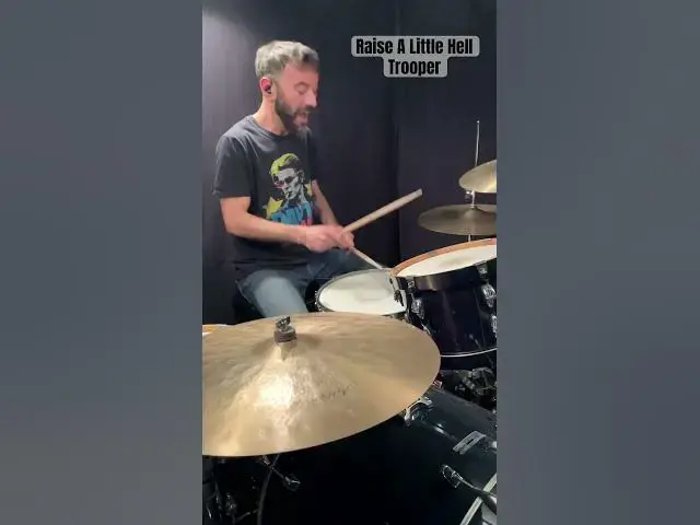 'Video thumbnail for “Raise A Little Hell” - Trooper | Drum Cover | Drum Lessons | Simpledrummer®'