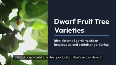 'Video thumbnail for Dwarf Fruit Tree Varieties'