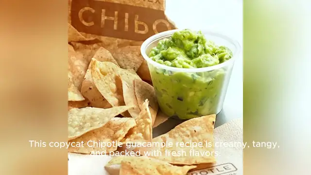 Video thumbnail for chipotle guac recipe