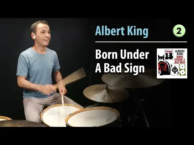 Video thumbnail for "Born Under A Bad Sign" - Albert King | Drum Lesson | Drum Cover