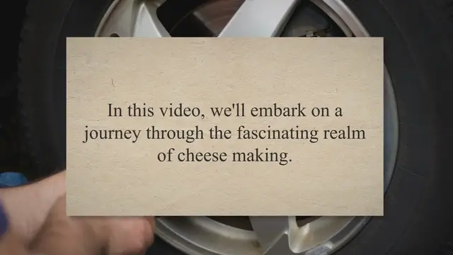 'Video thumbnail for Mastering the Art of Cheese Making: A Comprehensive Guide'