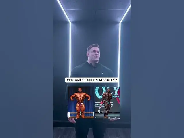 Video thumbnail for Who can shoulder press more? Winner stays on! @joanpradellsifbbpro #myprotein  #bodybuilding
