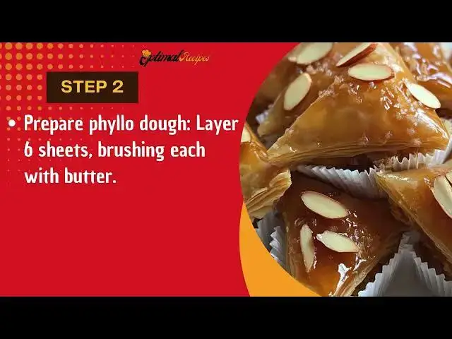 Video thumbnail for Honey Almond Baklava Triangles | Easy & Delicious Dessert Recipe