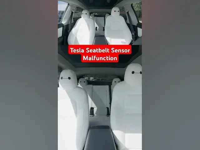 'Video thumbnail for Tesla Seatbelt Sensor Malfunction'